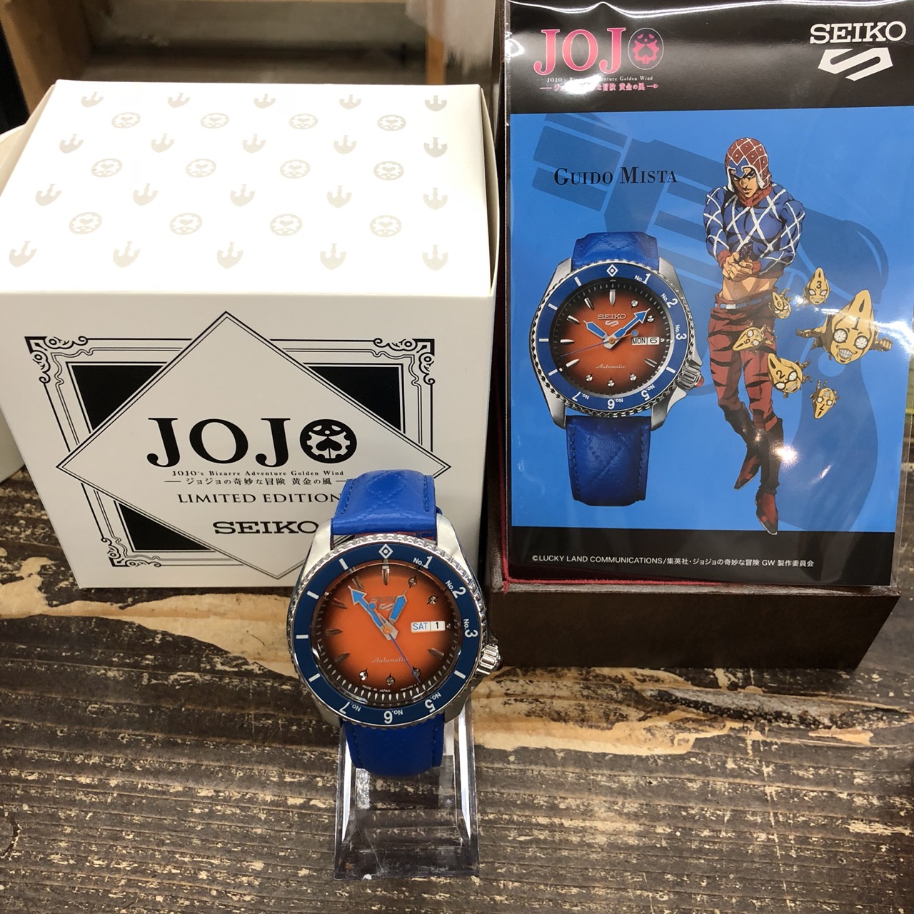 内箱【限定品】ジョジョの奇妙な冒険　ミスタ　腕時計